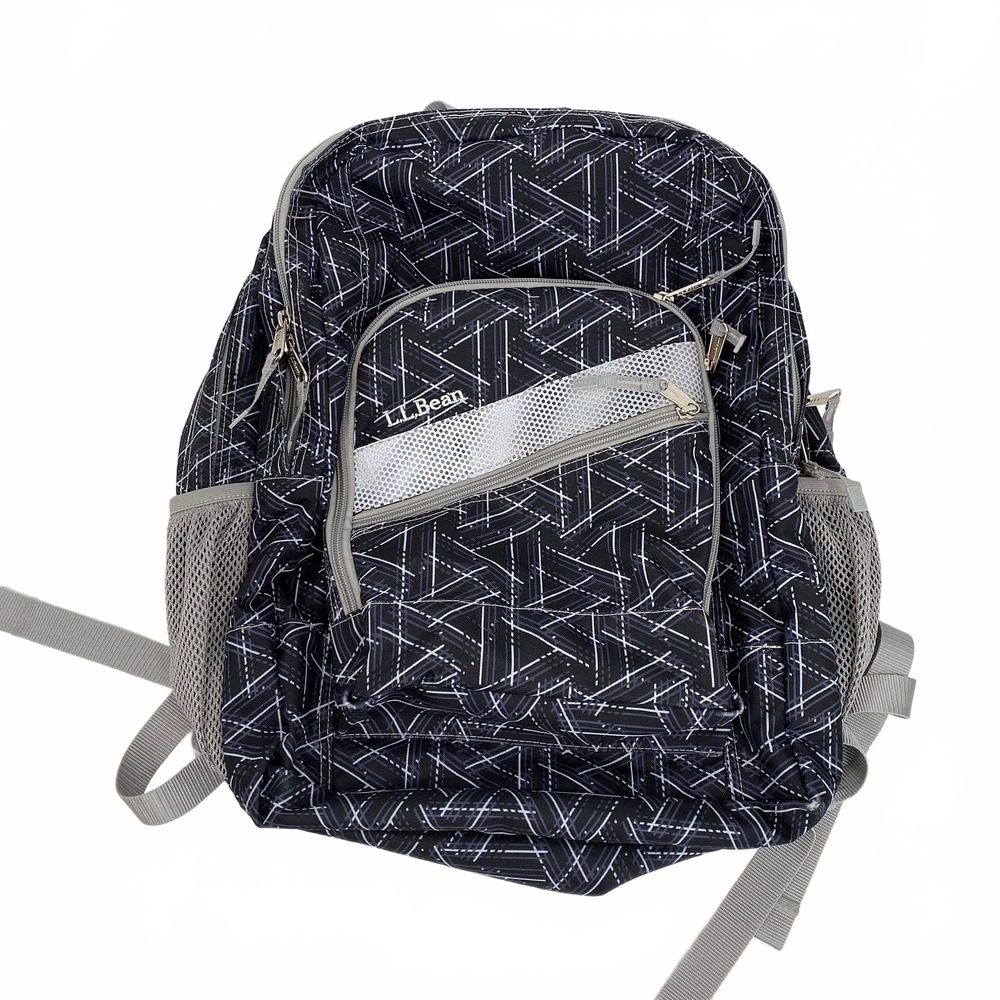 L.L. Bean Gray/Blue Backpack